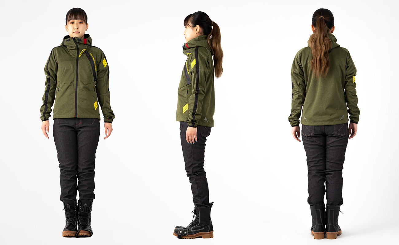 24年モデル KUSHITANI K-1329 EXPAND WINDCUT KL-1329 EXPAND WINDCUT DENIM LADIES(Stretch Windproof Motorcycle